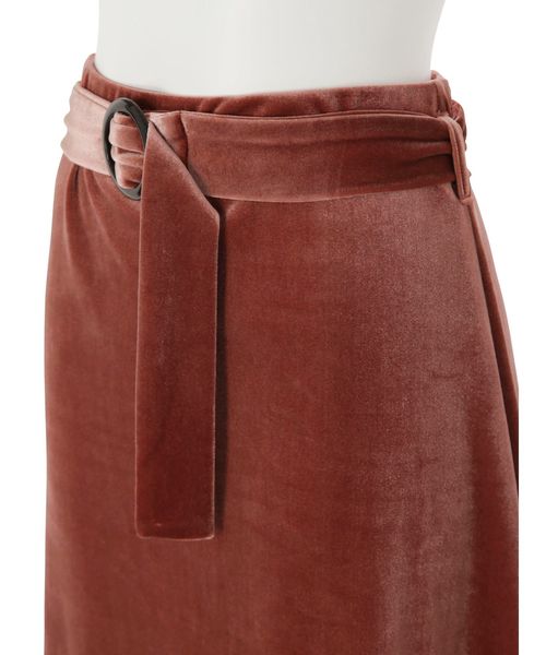 MURUA（ムルーア）の「ベロアマーメイドスカート（スカート・レディース・ブラウン/カーキ/ピンク・FREE）」の15枚目の写真