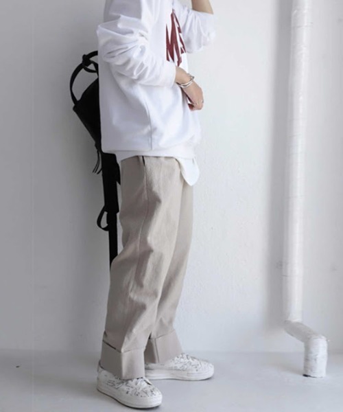 antiqua（アンティカ）の「コットンパンツ（その他パンツ・レディース・ブラック/ベージュ・FREE）」の17枚目の写真