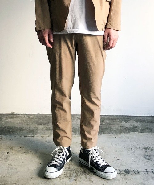 COMMON WARE(コモンウェアー)の「COMMONWARE:NYLON STRETCH LOOSEFIT ANKLE PANTS ナイロン ストレッチ ルーズフィット アンクル パンツ(その他パンツ・メンズ・ブラック/ベージュ/ネイビー/カーキ・M/L/XL)」の21枚目の写真