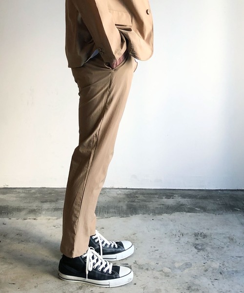 COMMON WARE(コモンウェアー)の「COMMONWARE:NYLON STRETCH LOOSEFIT ANKLE PANTS ナイロン ストレッチ ルーズフィット アンクル パンツ(その他パンツ・メンズ・ブラック/ベージュ/ネイビー/カーキ・M/L/XL)」の20枚目の写真