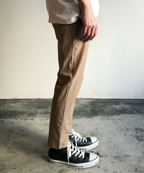 COMMON WARE(コモンウェアー)の「COMMONWARE:NYLON STRETCH LOOSEFIT ANKLE PANTS ナイロン ストレッチ ルーズフィット アンクル パンツ(その他パンツ・メンズ・ブラック/ベージュ/ネイビー/カーキ・M/L/XL)」の18枚目の写真