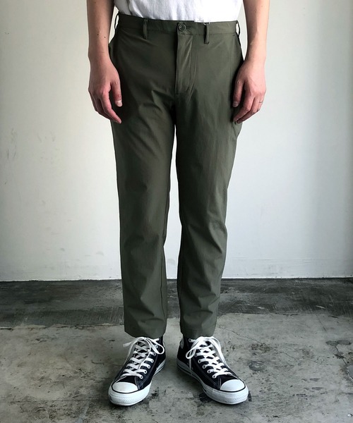 COMMON WARE(コモンウェアー)の「COMMONWARE:NYLON STRETCH LOOSEFIT ANKLE PANTS ナイロン ストレッチ ルーズフィット アンクル パンツ(その他パンツ・メンズ・ブラック/ベージュ/ネイビー/カーキ・M/L/XL)」の14枚目の写真