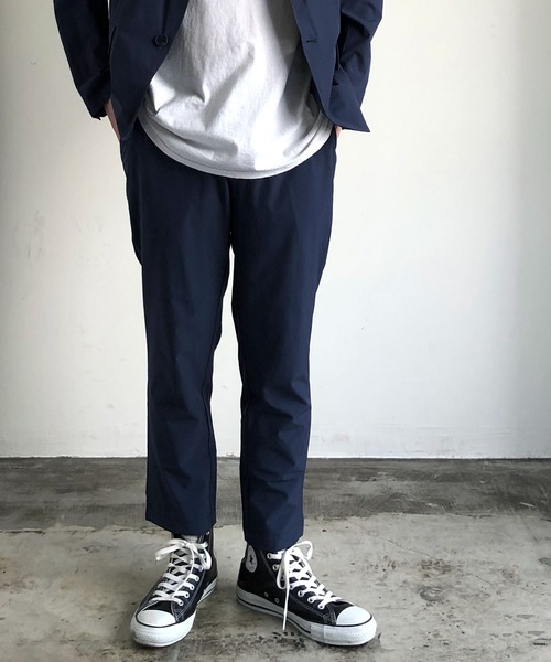 COMMON WARE(コモンウェアー)の「COMMONWARE:NYLON STRETCH LOOSEFIT ANKLE PANTS ナイロン ストレッチ ルーズフィット アンクル パンツ(その他パンツ・メンズ・ブラック/ベージュ/ネイビー/カーキ・M/L/XL)」の10枚目の写真