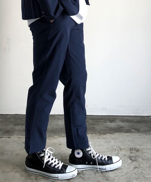 COMMON WARE(コモンウェアー)の「COMMONWARE:NYLON STRETCH LOOSEFIT ANKLE PANTS ナイロン ストレッチ ルーズフィット アンクル パンツ(その他パンツ・メンズ・ブラック/ベージュ/ネイビー/カーキ・M/L/XL)」の9枚目の写真