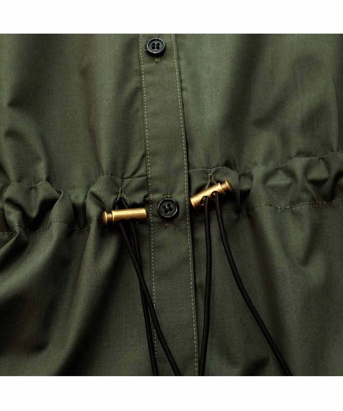 シロップ．（シロップ．）の「ボリュームたっぷり　はおりワンピース（ワンピース・レディース・カーキ・XX-LARGE/X-LARGE/LARGE/MEDIUM/SMALL）」の8枚目の写真