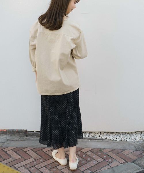 flower(フラワー)の「プレイフルドットスカート(スカート・レディース・ブラック/アイボリー・FREE)」の16枚目の写真