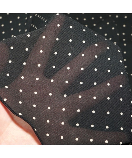 flower(フラワー)の「プレイフルドットスカート(スカート・レディース・ブラック/アイボリー・FREE)」の6枚目の写真