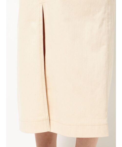 MERCURYDUO（マーキュリーデュオ）の「配色バックベルトジャンスカ（ワンピース・レディース・アイボリー/ブラウン/インディゴブルー・SMALL/MEDIUM）」の19枚目の写真