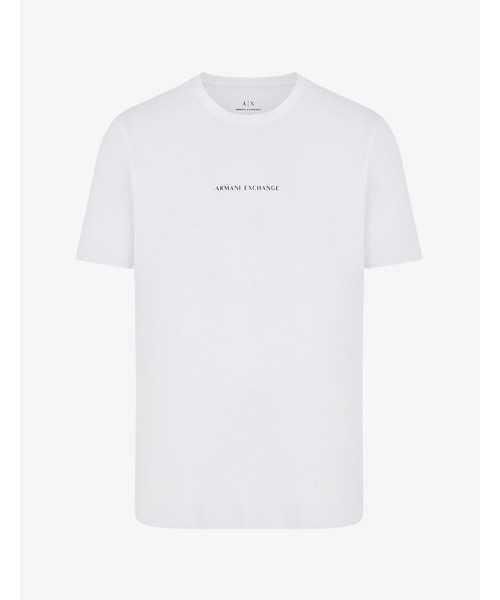 ARMANI EXCHANGE(アルマーニエクスチェンジ)の「【A|Xアルマーニ エクスチェンジ】ロゴ 半袖クルーネックTシャツ/SLIM(Tシャツ/カットソー・メンズ・ネイビー/ホワイト・X-LARGE/LARGE/SMALL/MEDIUM/X-SMALL)」の2枚目の写真