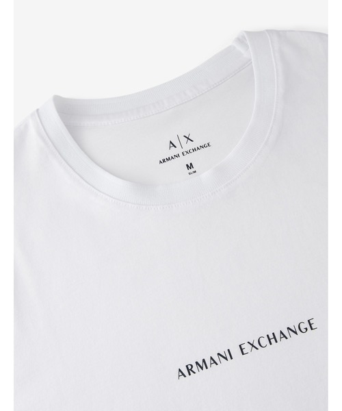 ARMANI EXCHANGE(アルマーニエクスチェンジ)の「【A|Xアルマーニ エクスチェンジ】ロゴ 半袖クルーネックTシャツ/SLIM(Tシャツ/カットソー・メンズ・ネイビー/ホワイト・X-LARGE/LARGE/SMALL/MEDIUM/X-SMALL)」の6枚目の写真