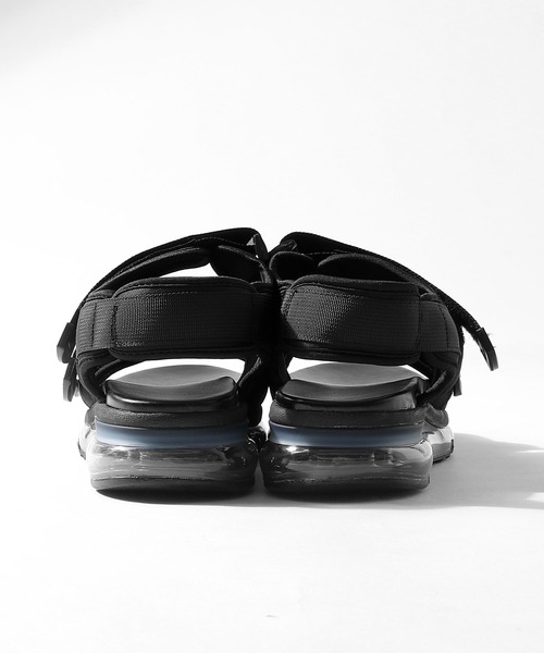 ZIP FIVE（ジップファイブ）の「【ZIP FIVE】エアクリアクッションソール　スポーツサンダル（サンダル・メンズ・ブラック/シルバー・MEDIUM/X-LARGE/LARGE/SMALL）」の4枚目の写真