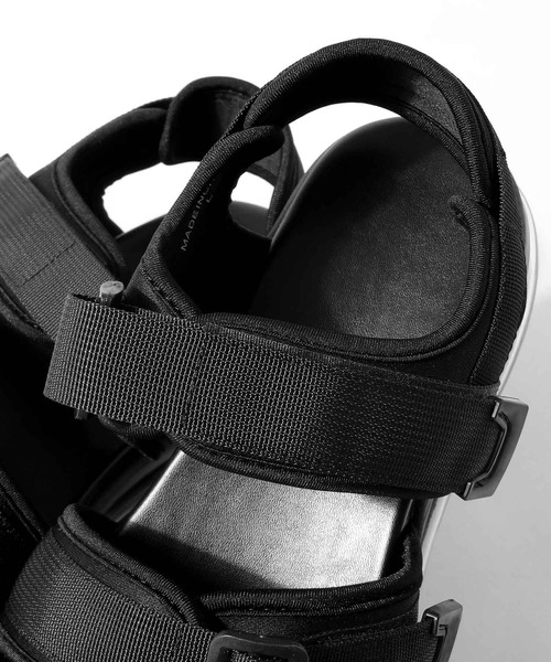 ZIP FIVE（ジップファイブ）の「【ZIP FIVE】エアクリアクッションソール　スポーツサンダル（サンダル・メンズ・ブラック/シルバー・MEDIUM/X-LARGE/LARGE/SMALL）」の8枚目の写真