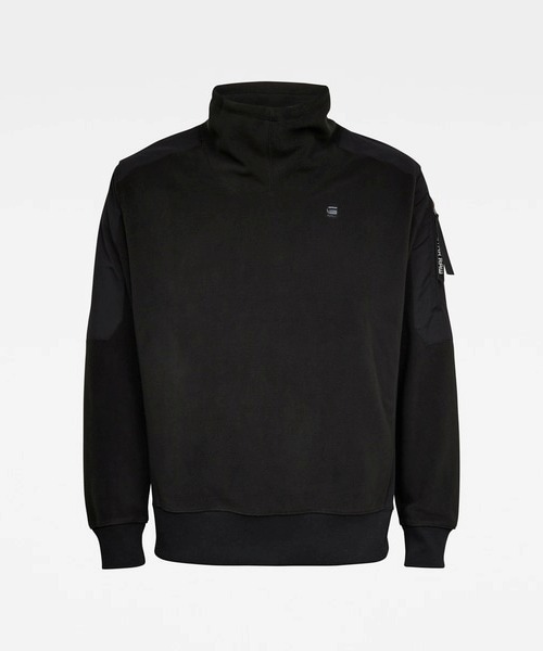 G-STAR（ジースター）の「Tech Fleece Funnel Zip Sweater（スウェット・メンズ・ダークブラック・SMALL/MEDIUM/LARGE/X-LARGE/X-SMALL）」の3枚目の写真
