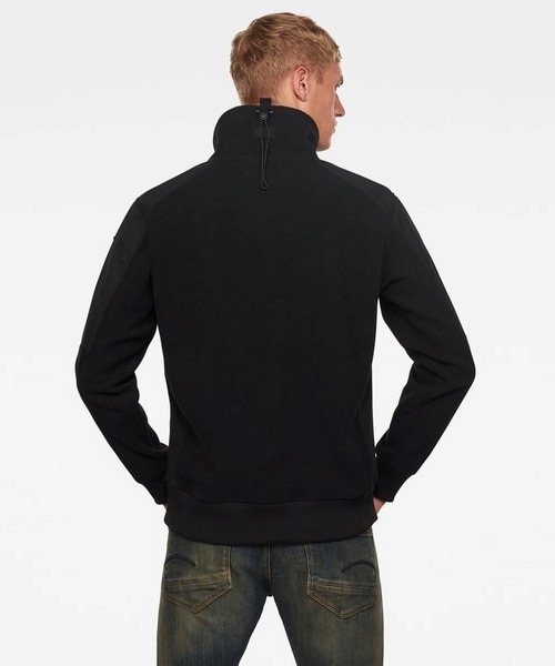 G-STAR（ジースター）の「Tech Fleece Funnel Zip Sweater（スウェット・メンズ・ダークブラック・SMALL/MEDIUM/LARGE/X-LARGE/X-SMALL）」の7枚目の写真