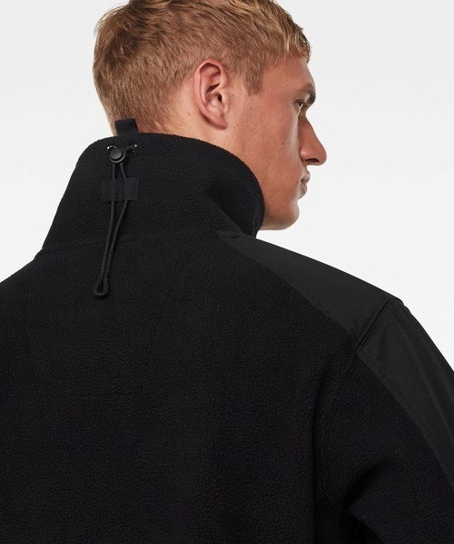 G-STAR（ジースター）の「Tech Fleece Funnel Zip Sweater（スウェット・メンズ・ダークブラック・SMALL/MEDIUM/LARGE/X-LARGE/X-SMALL）」の5枚目の写真