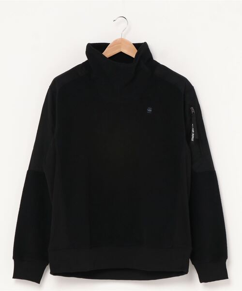 G-STAR（ジースター）の「Tech Fleece Funnel Zip Sweater（スウェット・メンズ・ダークブラック・SMALL/MEDIUM/LARGE/X-LARGE/X-SMALL）」の8枚目の写真
