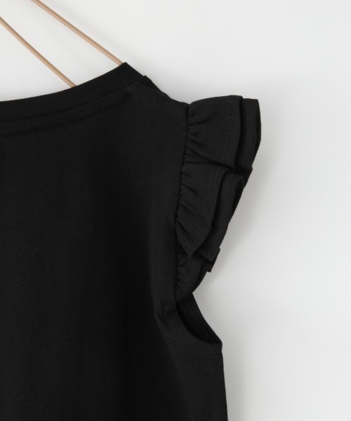 LOWRYS FARM（ローリーズファーム）の「チビフリルノースリーブ　892708（Tシャツ/カットソー・キッズ・ホワイト/ブラック/グリーン・MEDIUM/LARGE/X-LARGE）」の8枚目の写真