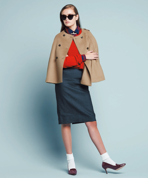 LOUNGEDRESS（ラウンジドレス）の「ミドルゲージニット（ニット/セーター・レディース・アイボリー/レッド/ブラック・ﾌﾘ-）」の17枚目の写真