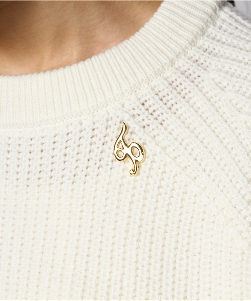 LOUNGEDRESS（ラウンジドレス）の「ミドルゲージニット（ニット/セーター・レディース・アイボリー/レッド/ブラック・ﾌﾘ-）」の14枚目の写真