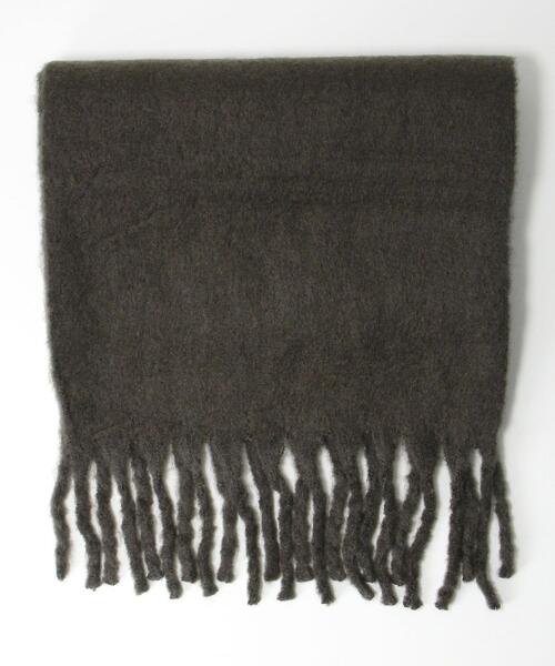 BEAUTY&YOUTH UNITED ARROWS（ビューティーアンドユースユナイテッドアローズ）の「BY ビッグフリンジストール ◆（ストール/ショール・レディース・ナチュラル/ケリー/ダークグレー・FREE）」の18枚目の写真