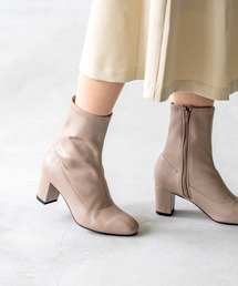 menue | スクエアトゥ 美脚魅せ ストレッチブーツ(ブーツ)