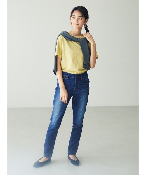 CRAFT STANDARD BOUTIQUE（クラフトスタンダードブティック）の「スリムスクエアトゥVカットフラットパンプス●（パンプス・レディース・ブラック/ブラウン/グレイッシュベージュ・S/M/L）」の9枚目の写真