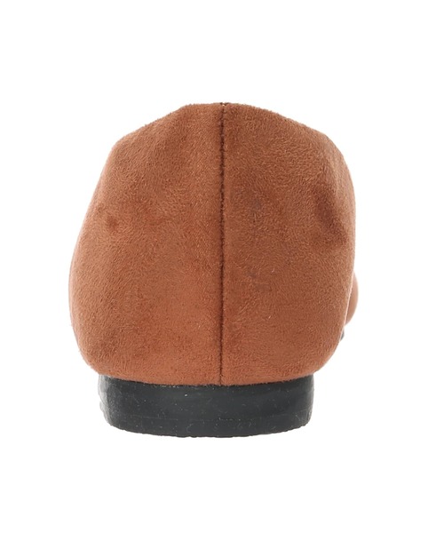 CRAFT STANDARD BOUTIQUE（クラフトスタンダードブティック）の「スリムスクエアトゥVカットフラットパンプス●（パンプス・レディース・ブラック/ブラウン/グレイッシュベージュ・S/M/L）」の17枚目の写真