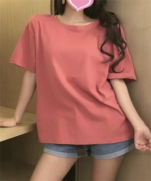 Dream garden（ドリームガーデン）の「レディス半袖Tシャツ（Tシャツ/カットソー・レディース・ブラック/チャコールグレー/ホワイト/ピンク/グリーン/イエロー/パープル/ブルー/オレンジ/ダークブルー/レッド/チェリーピンク/ライトブルー・M/L/XL/XXL）」の20枚目の写真