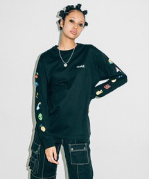 X-girl | EMOJI L/S TEE(Tシャツ/カットソー)