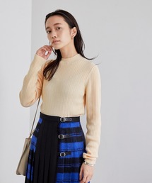 【WEB限定】WOOL混変形RIBプルオーバー