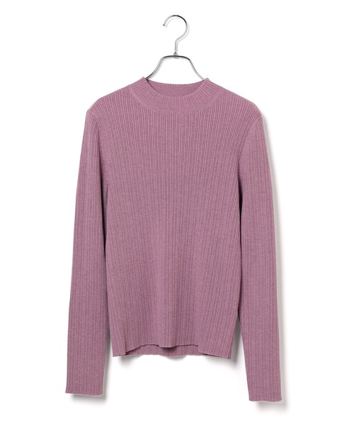 ADAM ET ROPE'(アダムエロペ)の「【WEB限定】WOOL混変形RIBプルオーバー(ニット/セーター・レディース・ブラウン系その他2/ミント/ラベンダー/クリーム・FREE)」の9枚目の写真