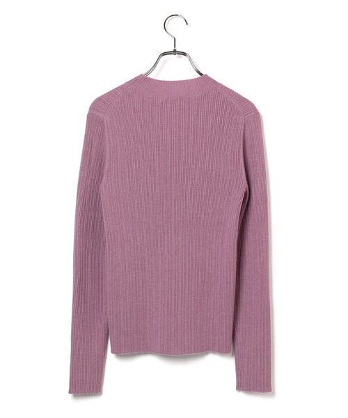 ADAM ET ROPE'(アダムエロペ)の「【WEB限定】WOOL混変形RIBプルオーバー(ニット/セーター・レディース・ブラウン系その他2/ミント/ラベンダー/クリーム・FREE)」の10枚目の写真