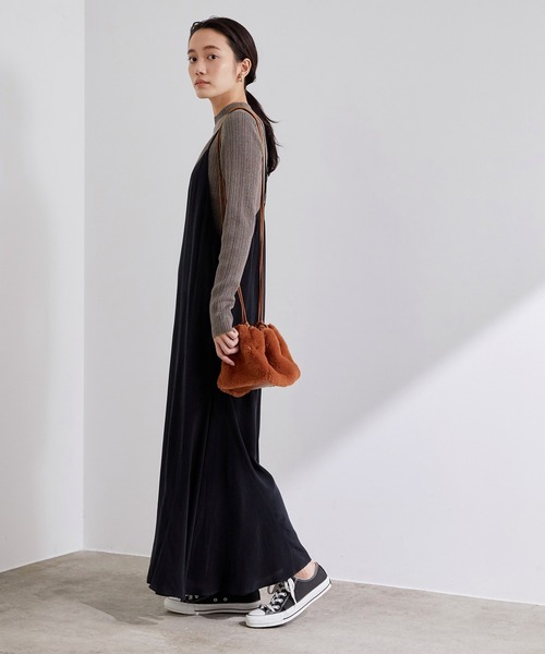 ADAM ET ROPE'(アダムエロペ)の「【WEB限定】WOOL混変形RIBプルオーバー(ニット/セーター・レディース・ブラウン系その他2/ミント/ラベンダー/クリーム・FREE)」の18枚目の写真