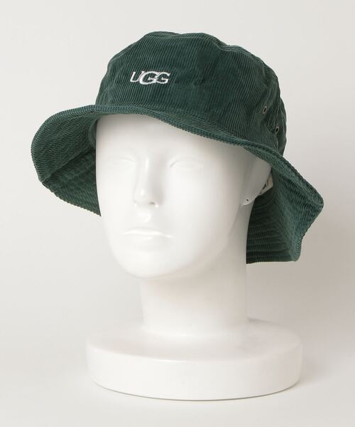 UGG(アグ)の「UGG アグ コーデュロイ バケット ハット CORDUROY BUCKET HAT(ハット・レディース・ベージュ/ブラウン/グリーン・L/M)」の3枚目の写真