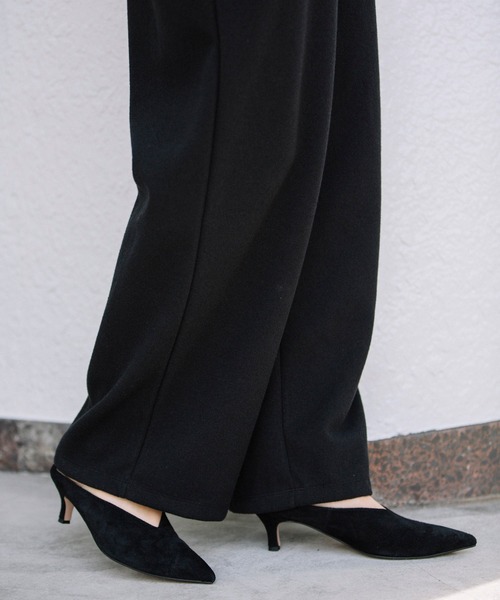 Munich(ミューニック)の「ダブルフェイスブークレ コンビネゾン(サロペット/オーバーオール・レディース・ブラック/カーキ/アイボリー・S/M)」の17枚目の写真