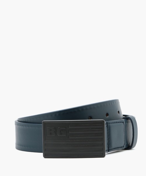 ブリーフィングゴルフ】BG BUCKLE LEATHER BELT/BG バックル