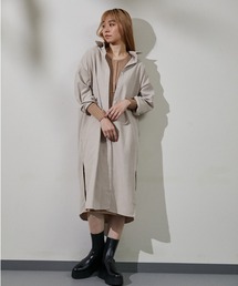 ロングシャツワンピース