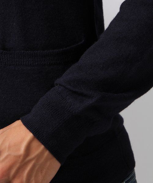 HARE（ハレ）の「イージーケア加工ニットカーディガン【HARE】（カーディガン/ボレロ・メンズ・オフホワイト/ブラック/グレー/ボルドー/ネイビー・SMALL/MEDIUM/LARGE）」の13枚目の写真