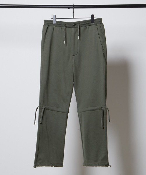 EMMA CLOTHES（エマクローズ）の「ドローコード クオリティーブライト裏毛スウェットテーパードパンツ/EMMA CLOTHES（スウェットパンツ・メンズ・ブラック/アッシュブラウン/ダークグレー/グリーン系その他/グレイッシュベージュ/ブルー系その他・M/L）」の5枚目の写真