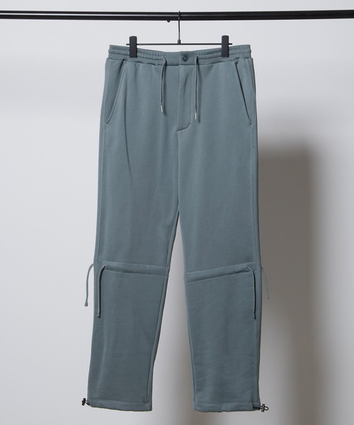 EMMA CLOTHES（エマクローズ）の「ドローコード クオリティーブライト裏毛スウェットテーパードパンツ/EMMA CLOTHES（スウェットパンツ・メンズ・ブラック/アッシュブラウン/ダークグレー/グリーン系その他/グレイッシュベージュ/ブルー系その他・M/L）」の6枚目の写真