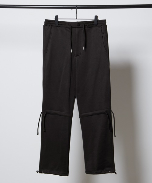 EMMA CLOTHES（エマクローズ）の「ドローコード クオリティーブライト裏毛スウェットテーパードパンツ/EMMA CLOTHES（スウェットパンツ・メンズ・ブラック/アッシュブラウン/ダークグレー/グリーン系その他/グレイッシュベージュ/ブルー系その他・M/L）」の2枚目の写真