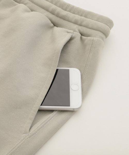 EMMA CLOTHES（エマクローズ）の「ドローコード クオリティーブライト裏毛スウェットテーパードパンツ/EMMA CLOTHES（スウェットパンツ・メンズ・ブラック/アッシュブラウン/ダークグレー/グリーン系その他/グレイッシュベージュ/ブルー系その他・M/L）」の8枚目の写真