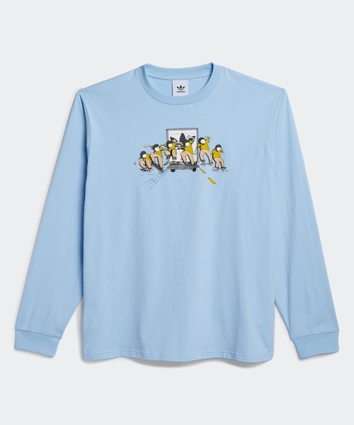 スケートボーディング トップス セール 長袖 トラック Tシャツ Tシャツ カットソー Adidas アディダス のファッション ヘンリージョーンズ トラック アディダス