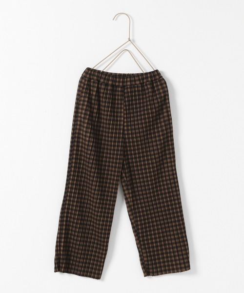 LOWRYS FARM(ローリーズファーム)の「selfcutプリーツパンツ 926804(その他パンツ・キッズ・ダークブラウン/ベージュ/グリーン・32/31/33)」の1枚目の写真