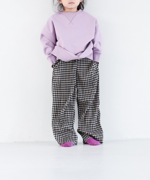 LOWRYS FARM(ローリーズファーム)の「selfcutプリーツパンツ 926804(その他パンツ・キッズ・ダークブラウン/ベージュ/グリーン・32/31/33)」の2枚目の写真