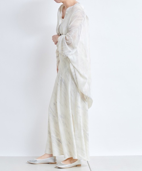 DouDou（ドゥドゥ）の「マーブルプリントBIGシャツ（シャツ/ブラウス・レディース・グリーン/ブルー・FREE）」の15枚目の写真