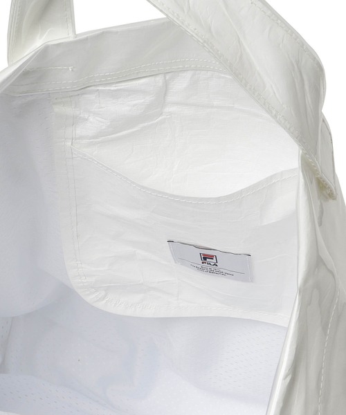 ★kao★FILA ホワイトバッグ FILAxBE:FIRST 2WAY トートバッグ （ホワイト） -FILA（フィラ