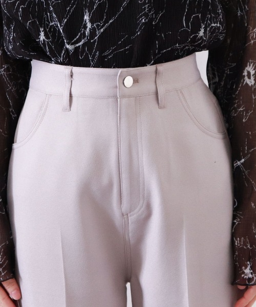 archives（アルシーヴ）の「エステルツイルストレッチパンツ（その他パンツ・レディース・チャコールグレー/ベージュ/オレンジ/グレイッシュベージュ・MEDIUM）」の9枚目の写真