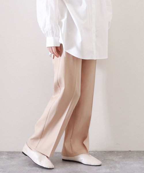 archives（アルシーヴ）の「エステルツイルストレッチパンツ（その他パンツ・レディース・チャコールグレー/ベージュ/オレンジ/グレイッシュベージュ・MEDIUM）」の14枚目の写真