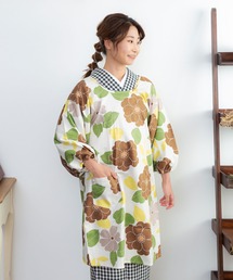 KIMONOMACHI（キモノマチ）の「KIMONOMACHI オリジナル 割烹着 ロング丈 日本製 普段使いに、誕生日、母の日ギフトに（エプロン）」